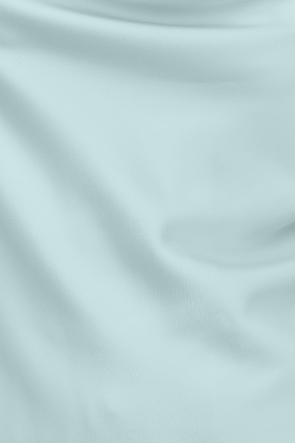 Dynamite Camila Satin Cowl Halter Neck Blouse Blue