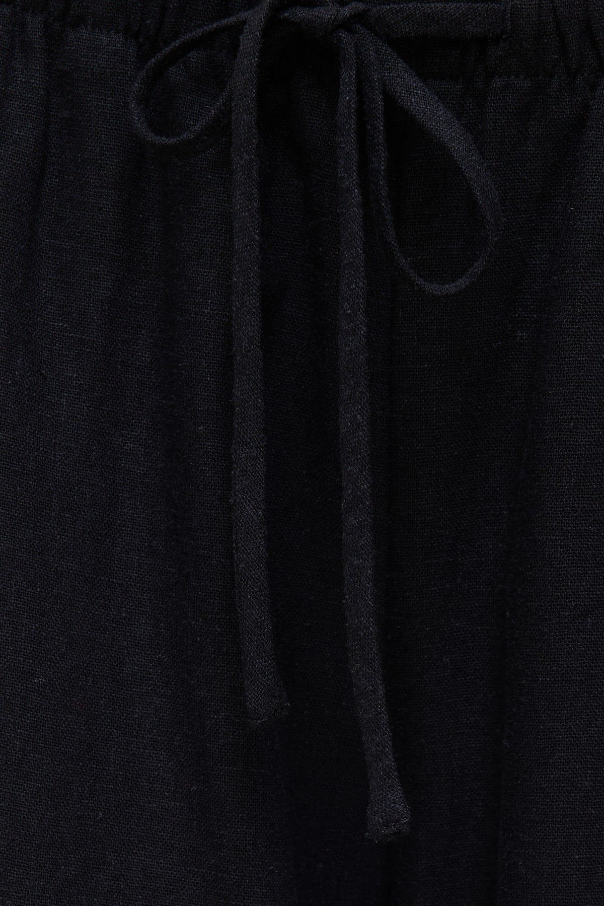 Dynamite Leo Linen Wide Leg Pants Black