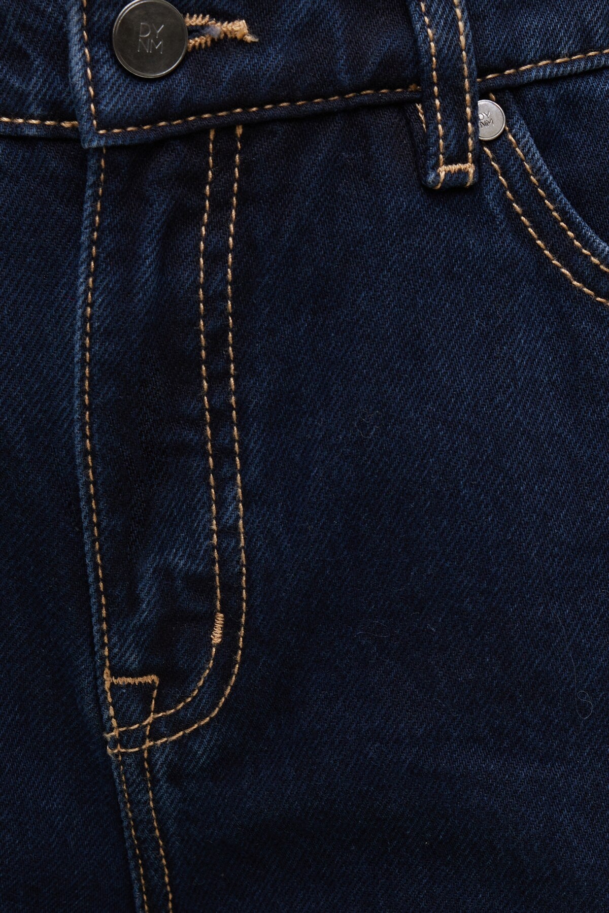 Dynamite Mika Mid Rise Relaxed Straight Leg Jeans Blue