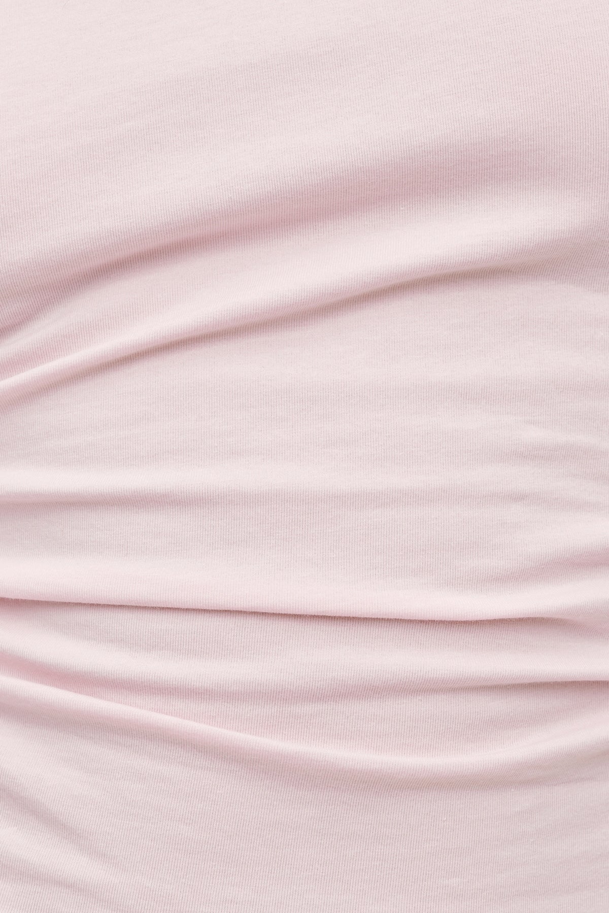 Dynamite Andrea Shirred Jersey T Shirt Pink