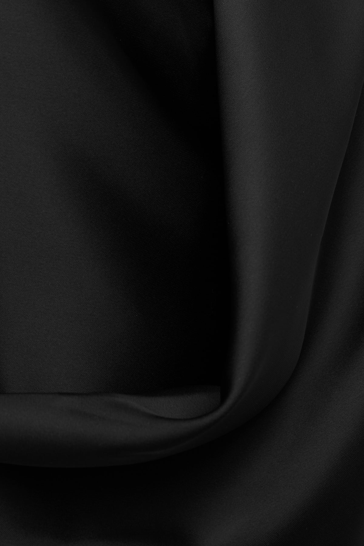 Dynamite Satin Wrap Halter Top Black