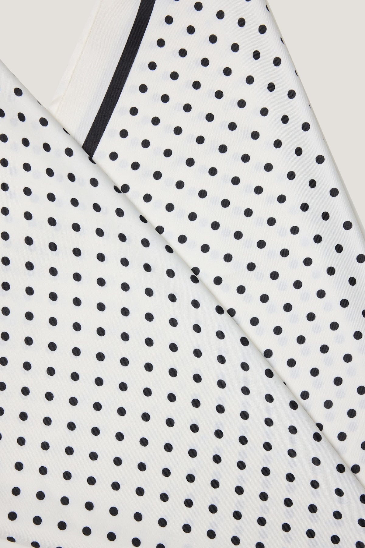 Dynamite Polka Dot Oversized Square Scarf White