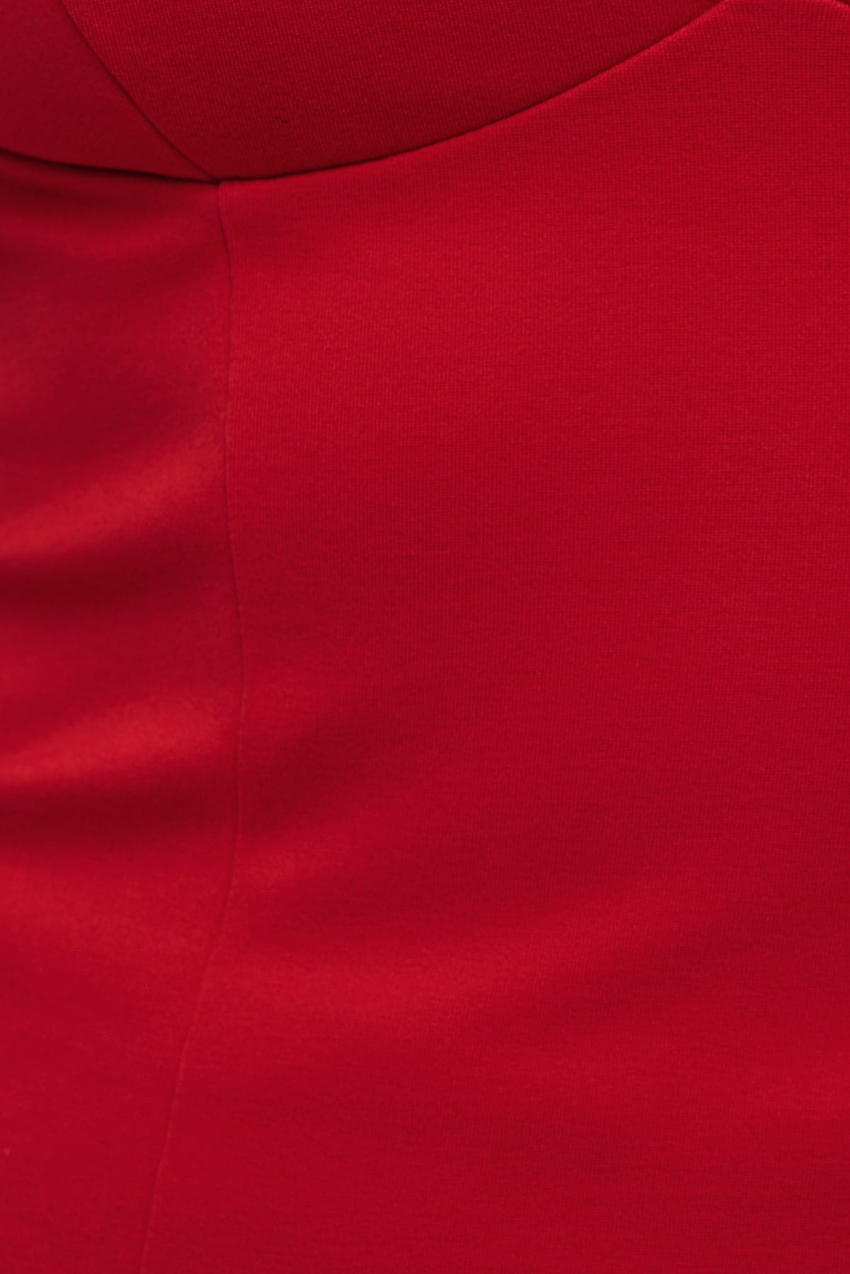 Dynamite Ponte Bustier Top RED