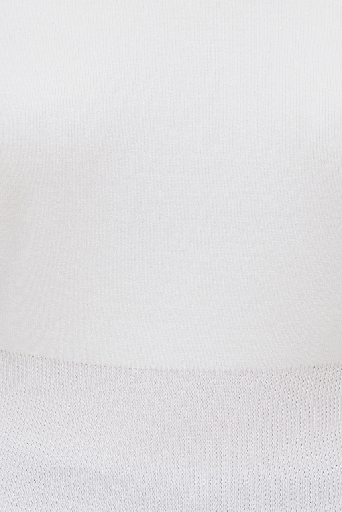 Dynamite Aria Boat Neck Sweater White