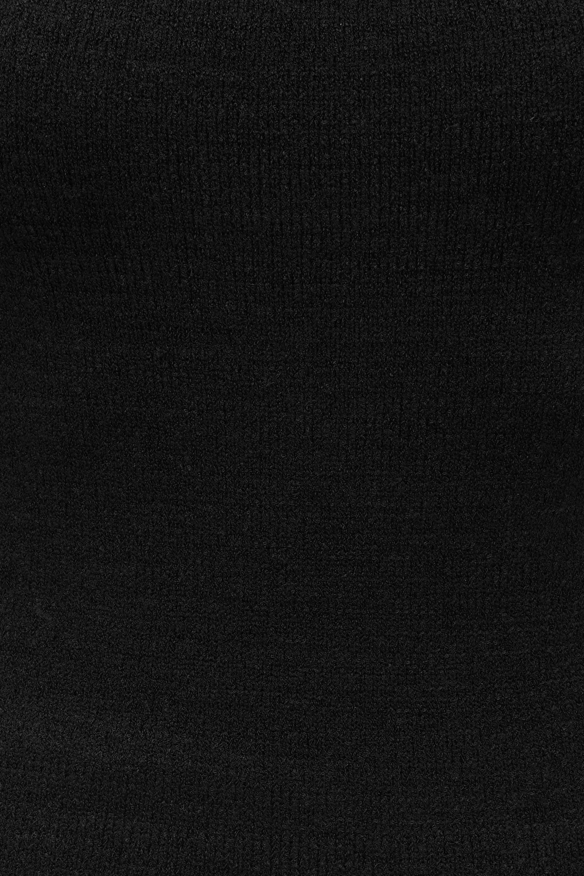 Dynamite Mock Neck Sweater Tank Top Black