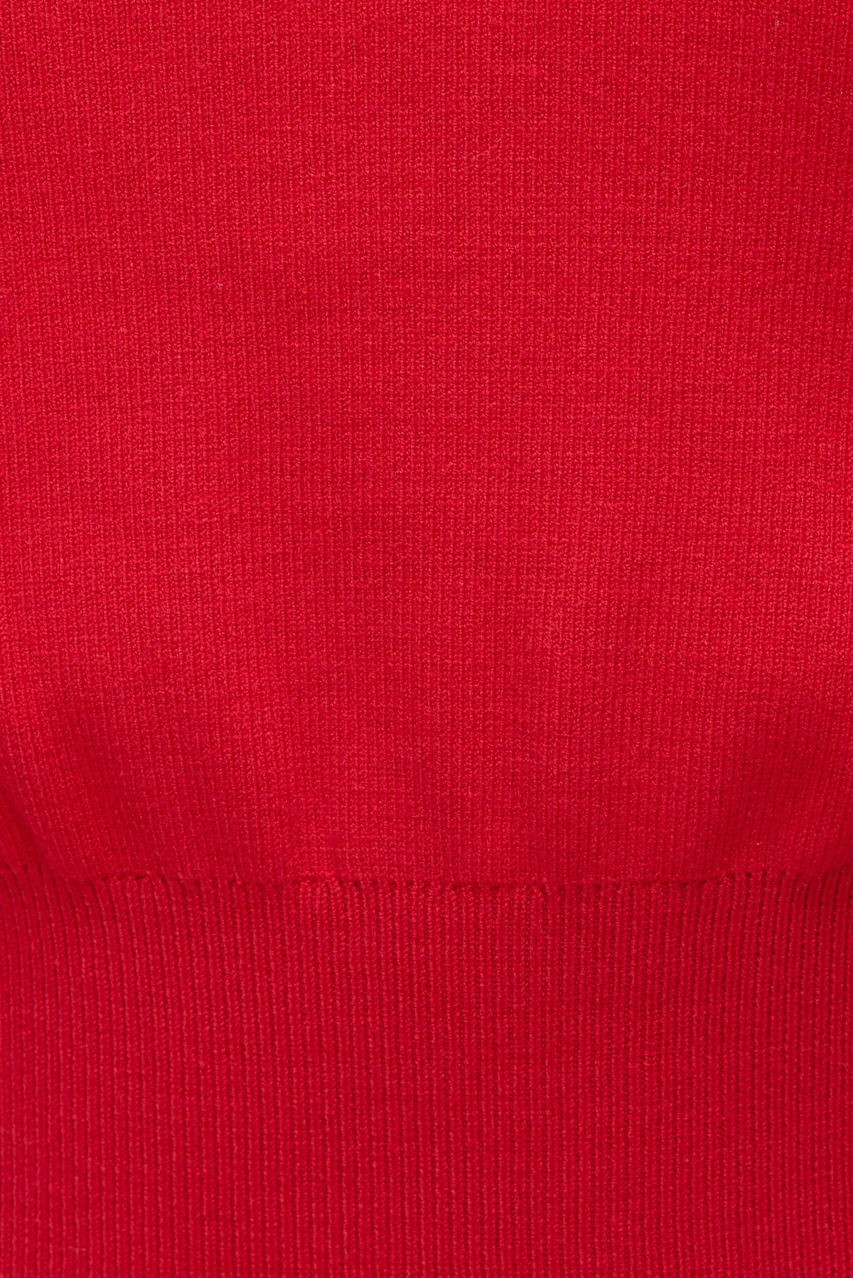 Dynamite Clara Short Sleeve Sweater Red