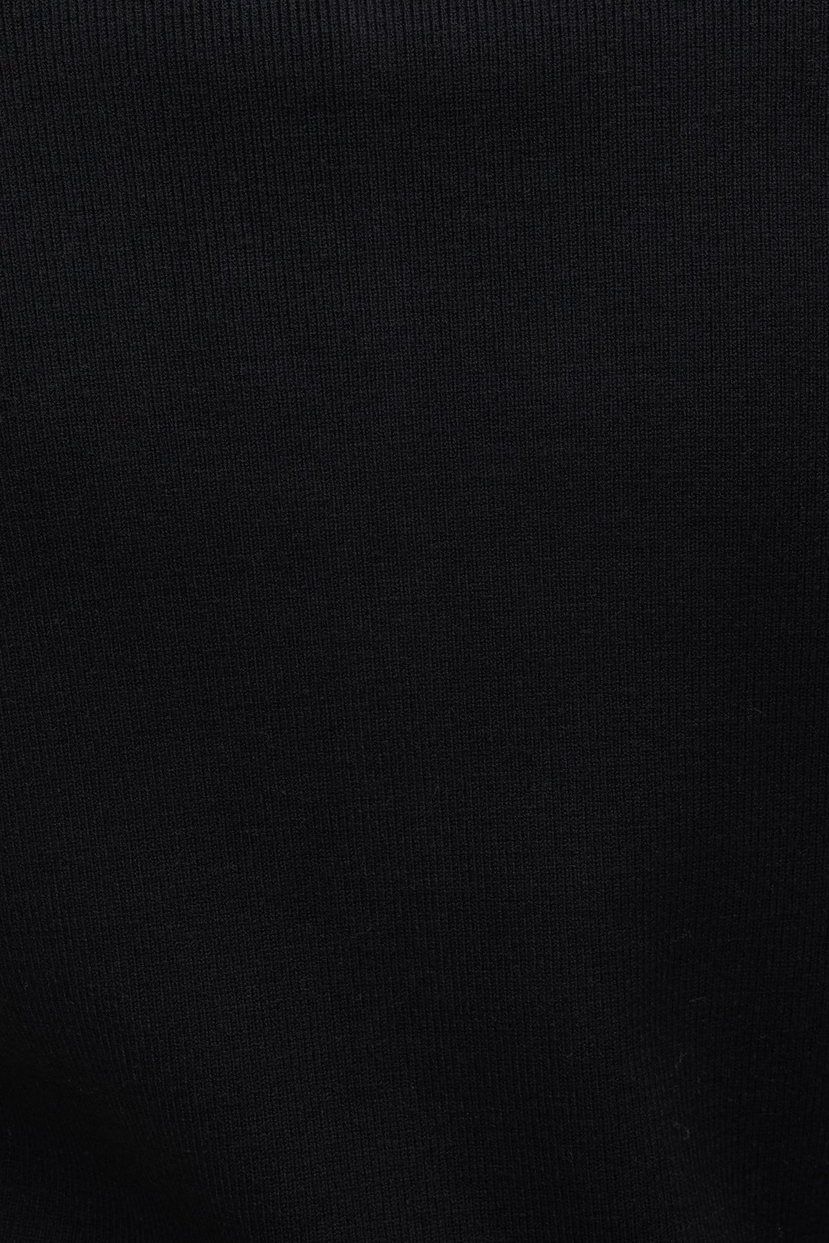 Dynamite Polo Crewneck Cardigan Black
