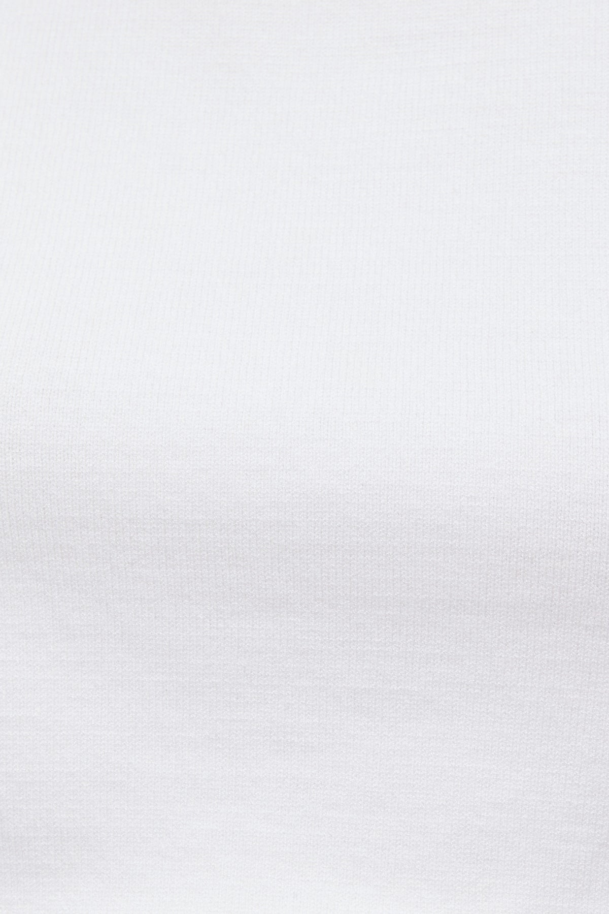 Dynamite Mock Neck Sweater Vest White