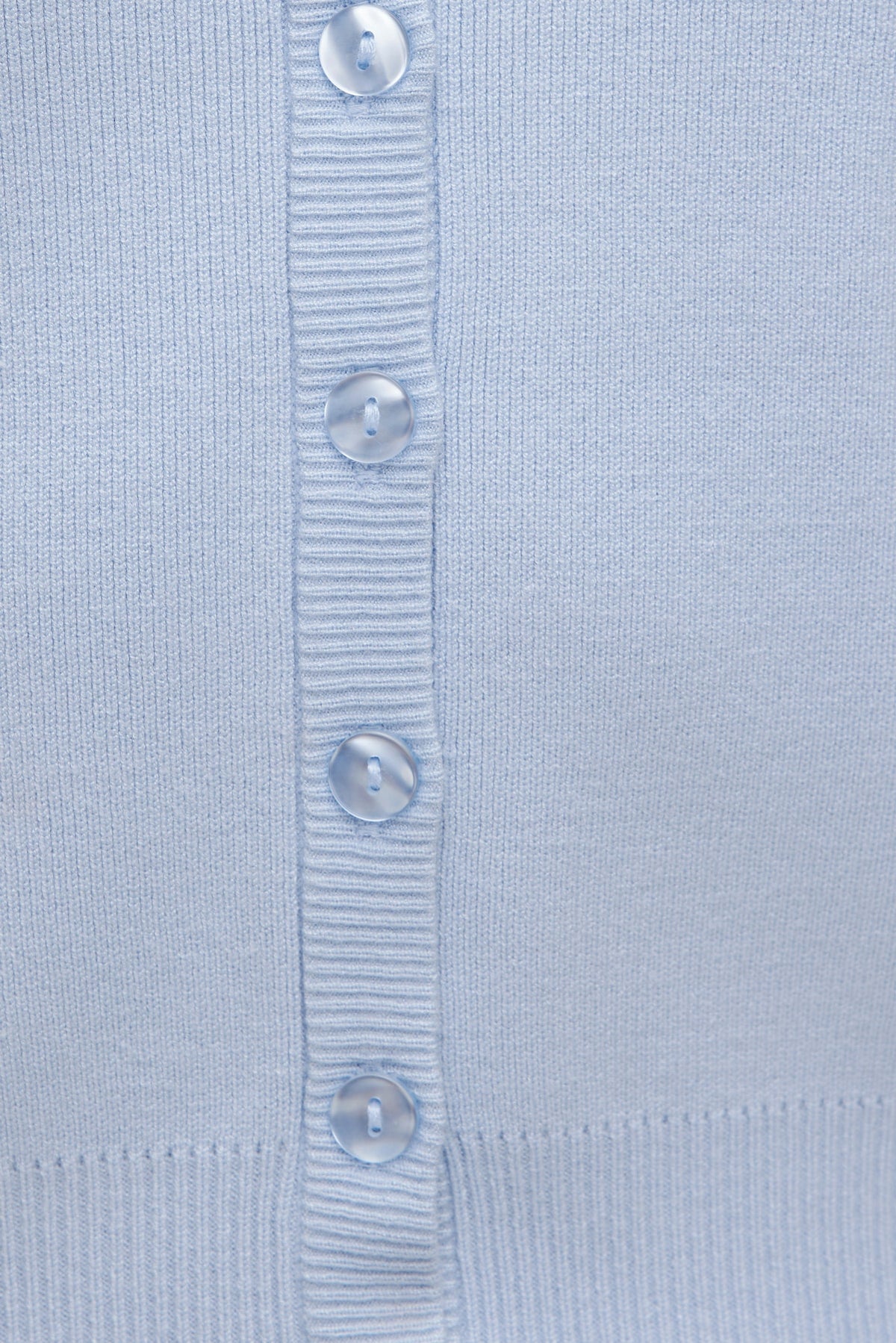 Dynamite Polo Crewneck Cardigan Blue