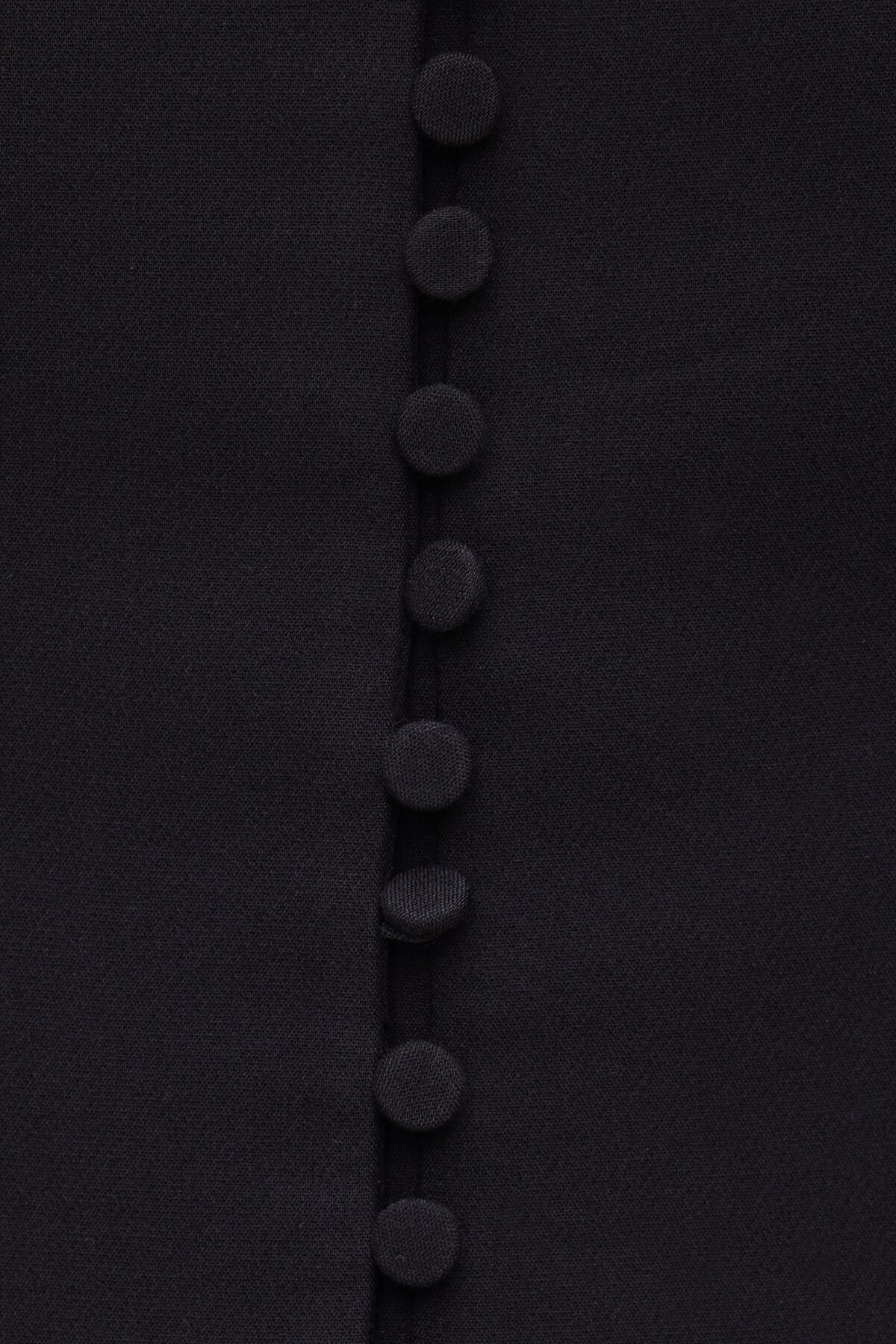 Dynamite Plunge Small Button Blazer Black