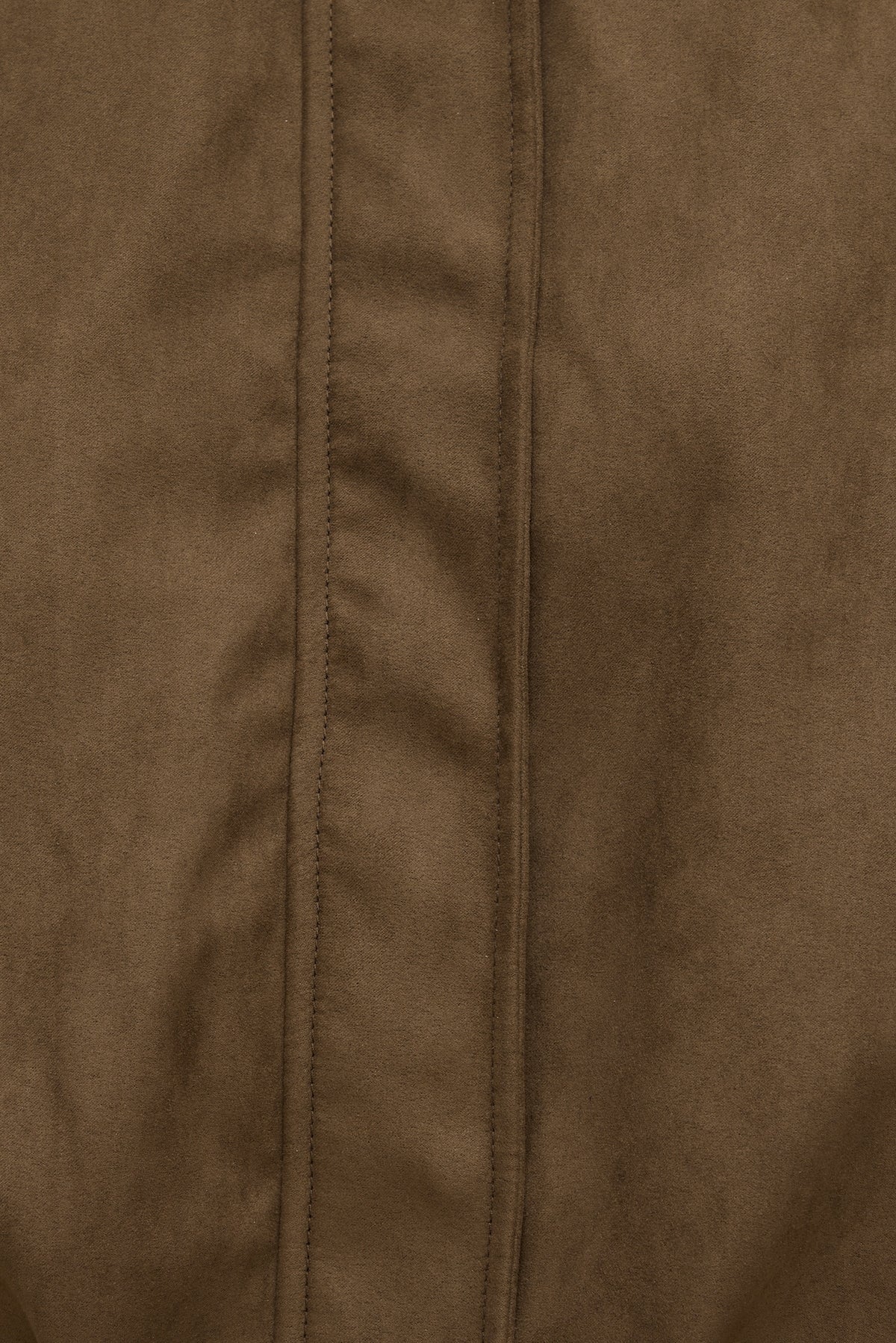 Dynamite Balloon Faux Suede Jacket Brown