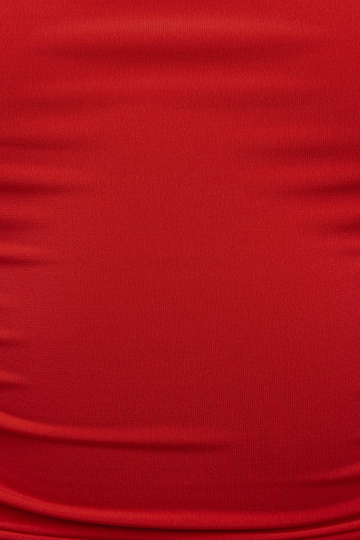 Dynamite Sculpt Cowl Halter Top Red