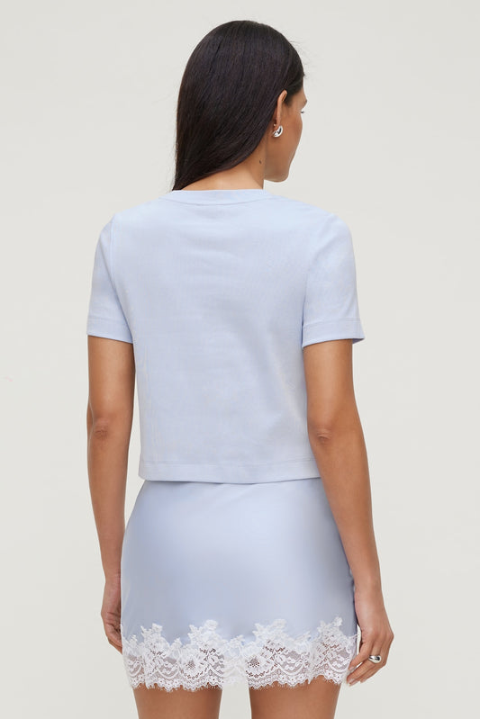 Dynamite Everyday Cotton T Shirt Blue
