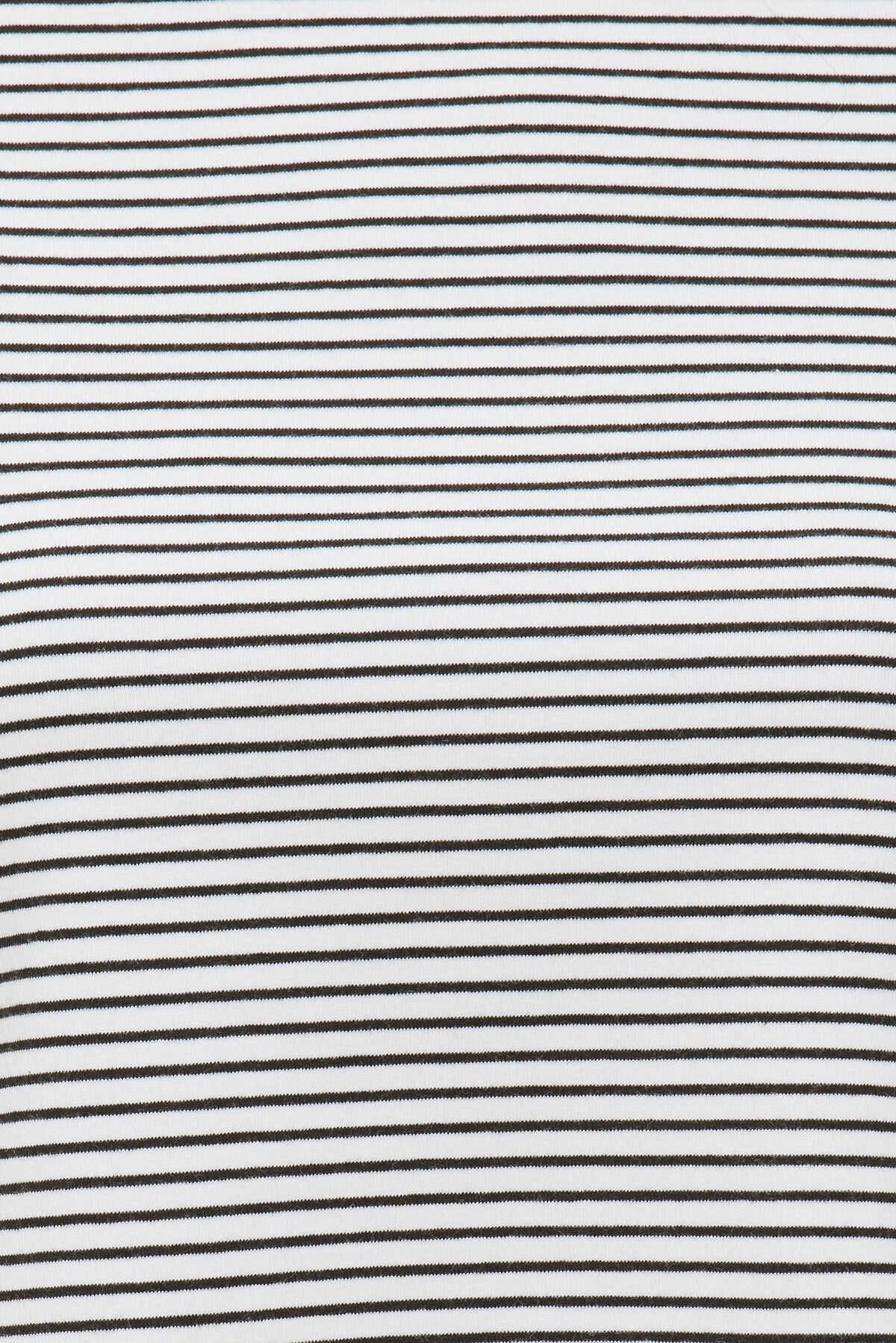 Dynamite Everyday Striped Heavy Cotton T Shirt White