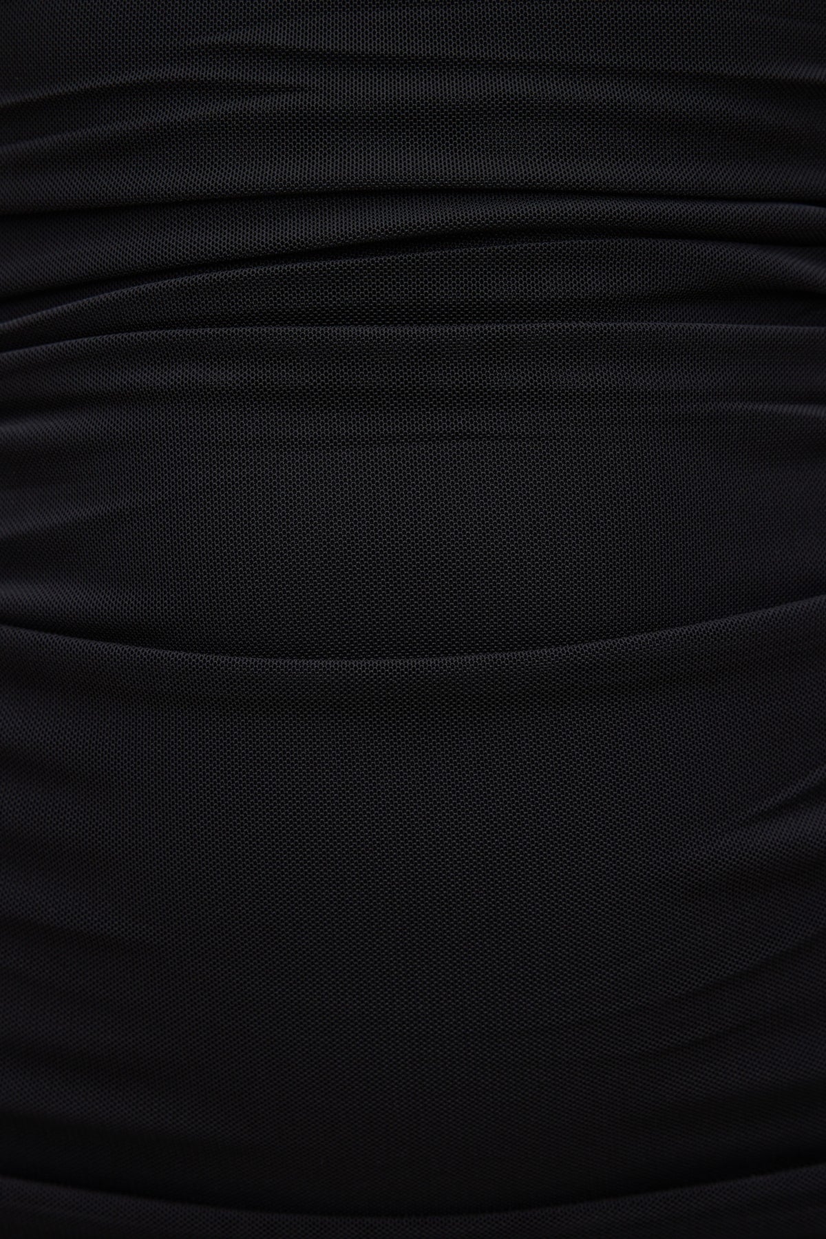 Dynamite Reia Halter Mesh Maxi Dress Black