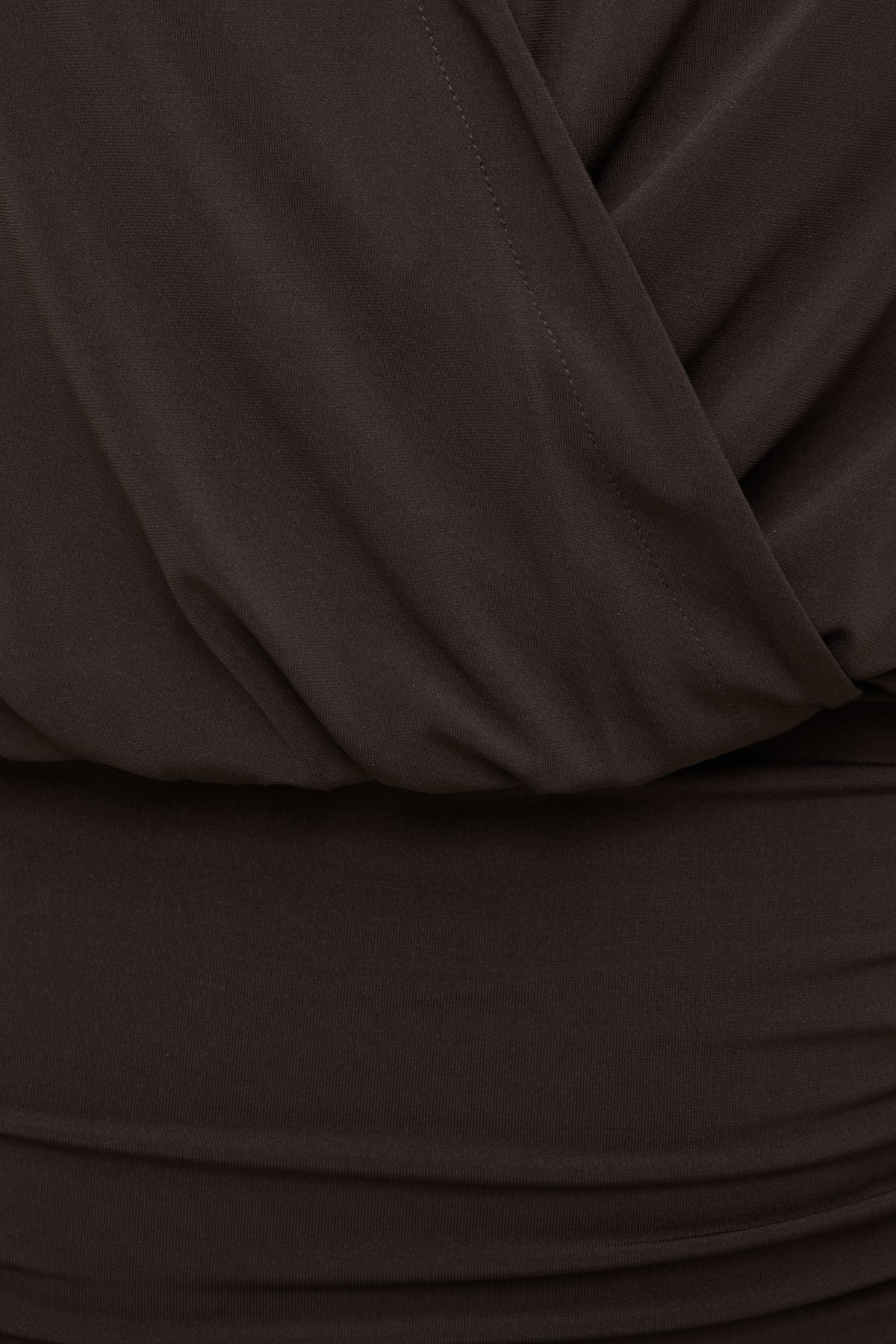 Dynamite Sculpt Mini Shirt Dress Brown