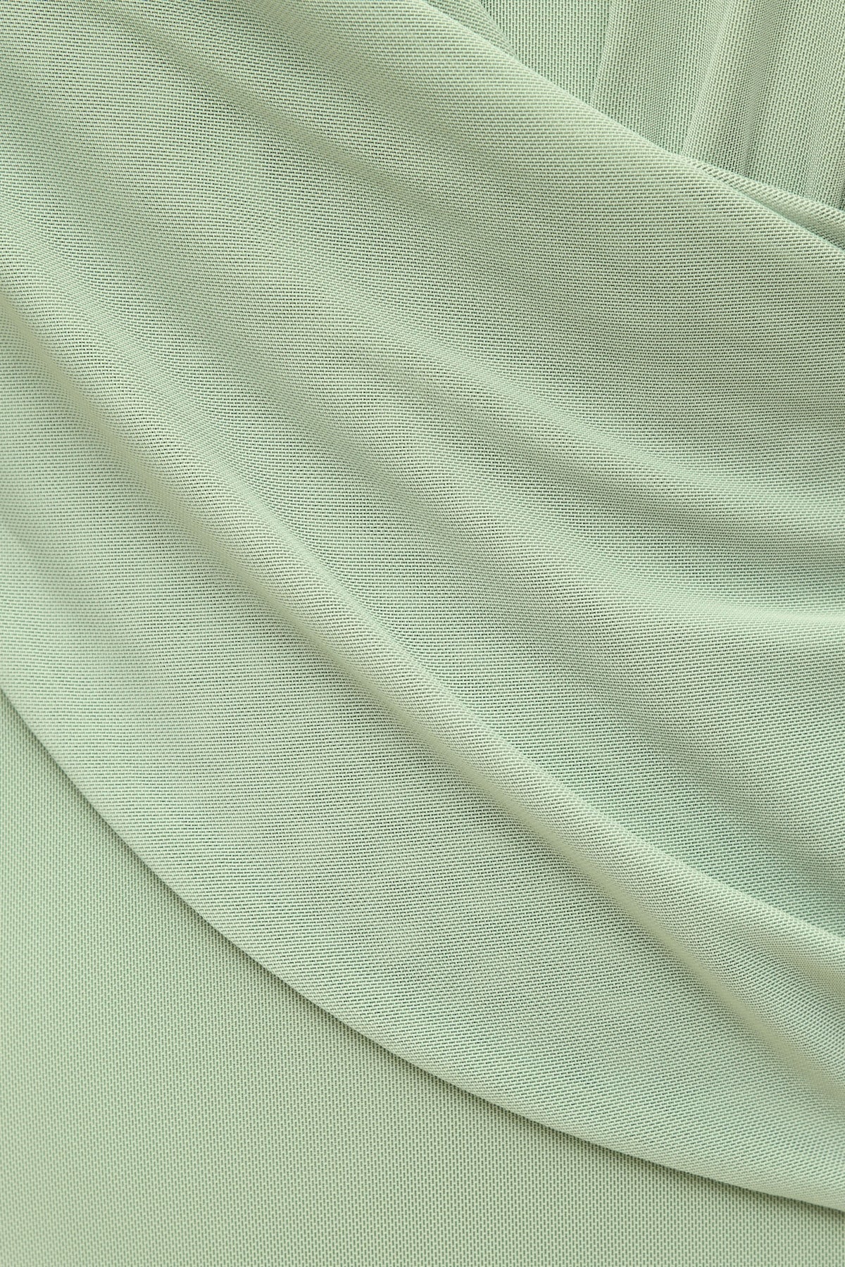 Dynamite Plunge Mesh Maxi Dress Green