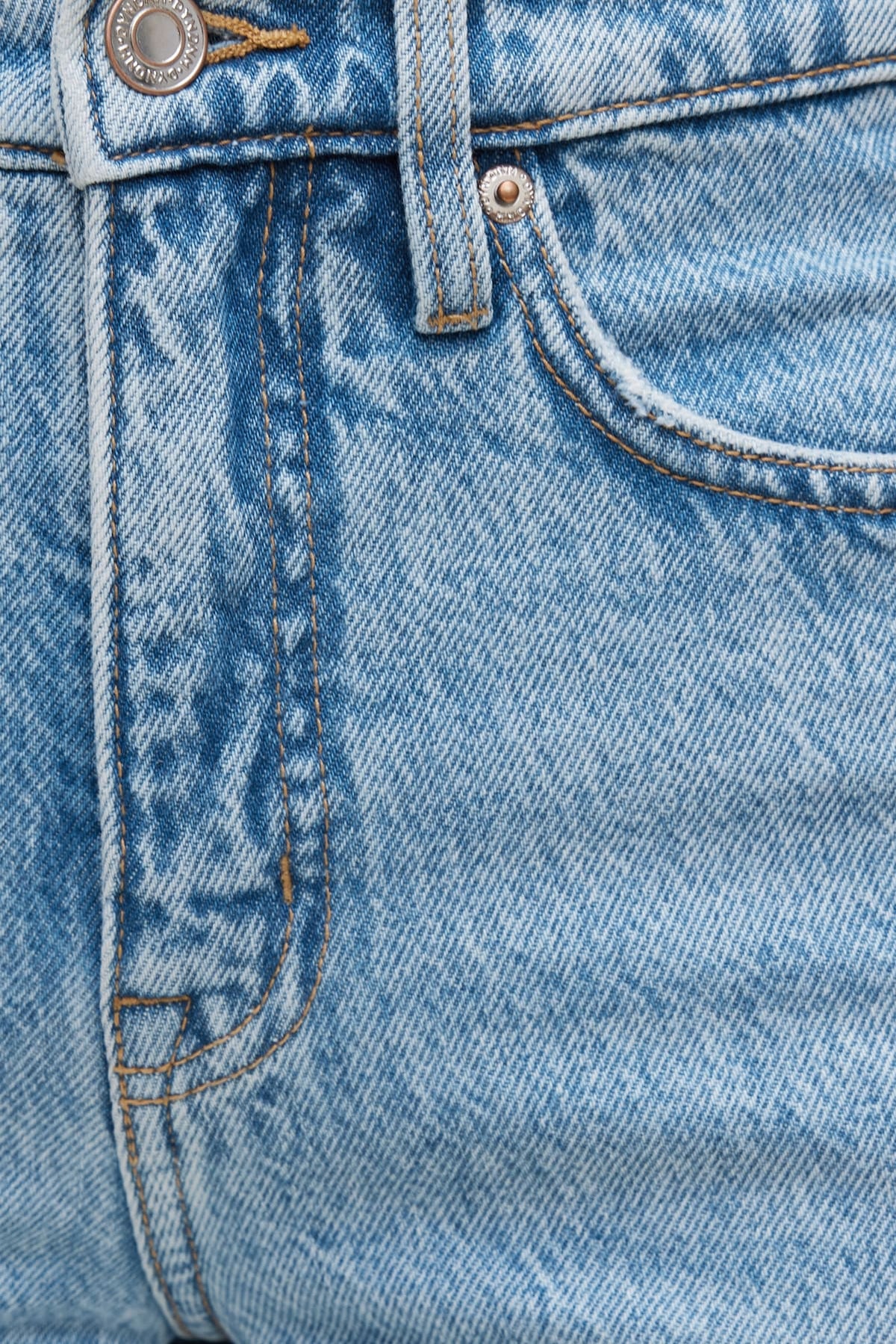 Dynamite Cara High Rise Straight Leg Jeans Blue