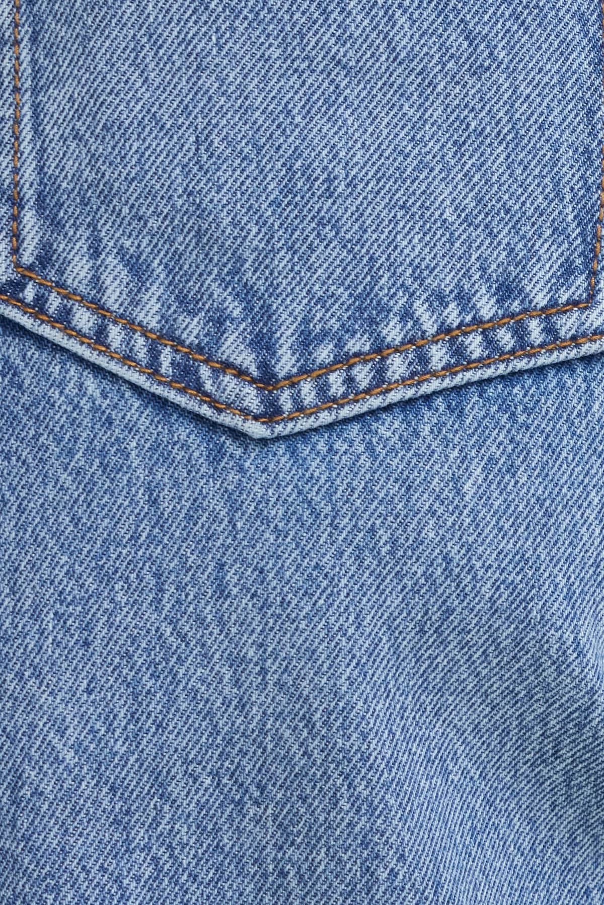 Dynamite Lennon Ultra High Rise Wide Leg Column Jeans Blue