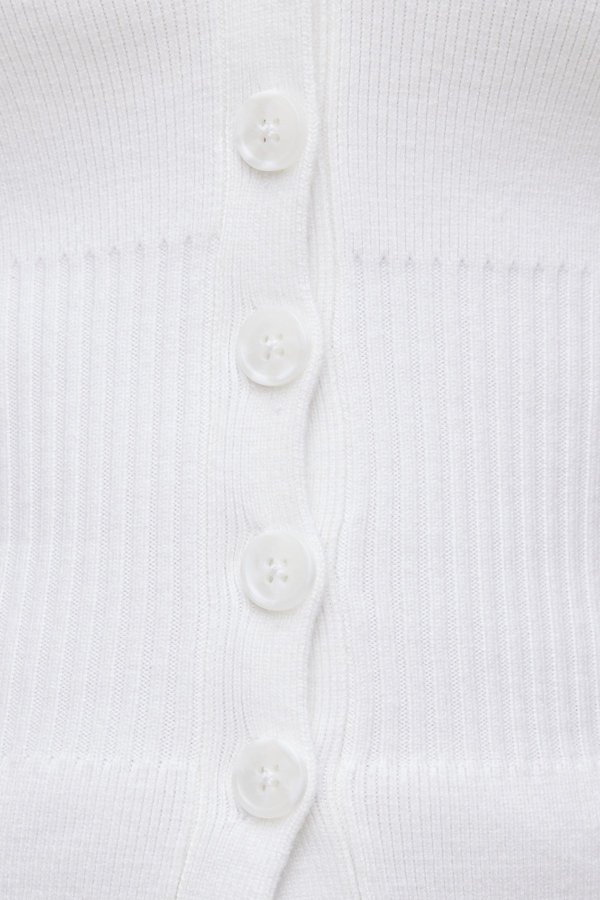 Dynamite Cinched Waist Cardigan White