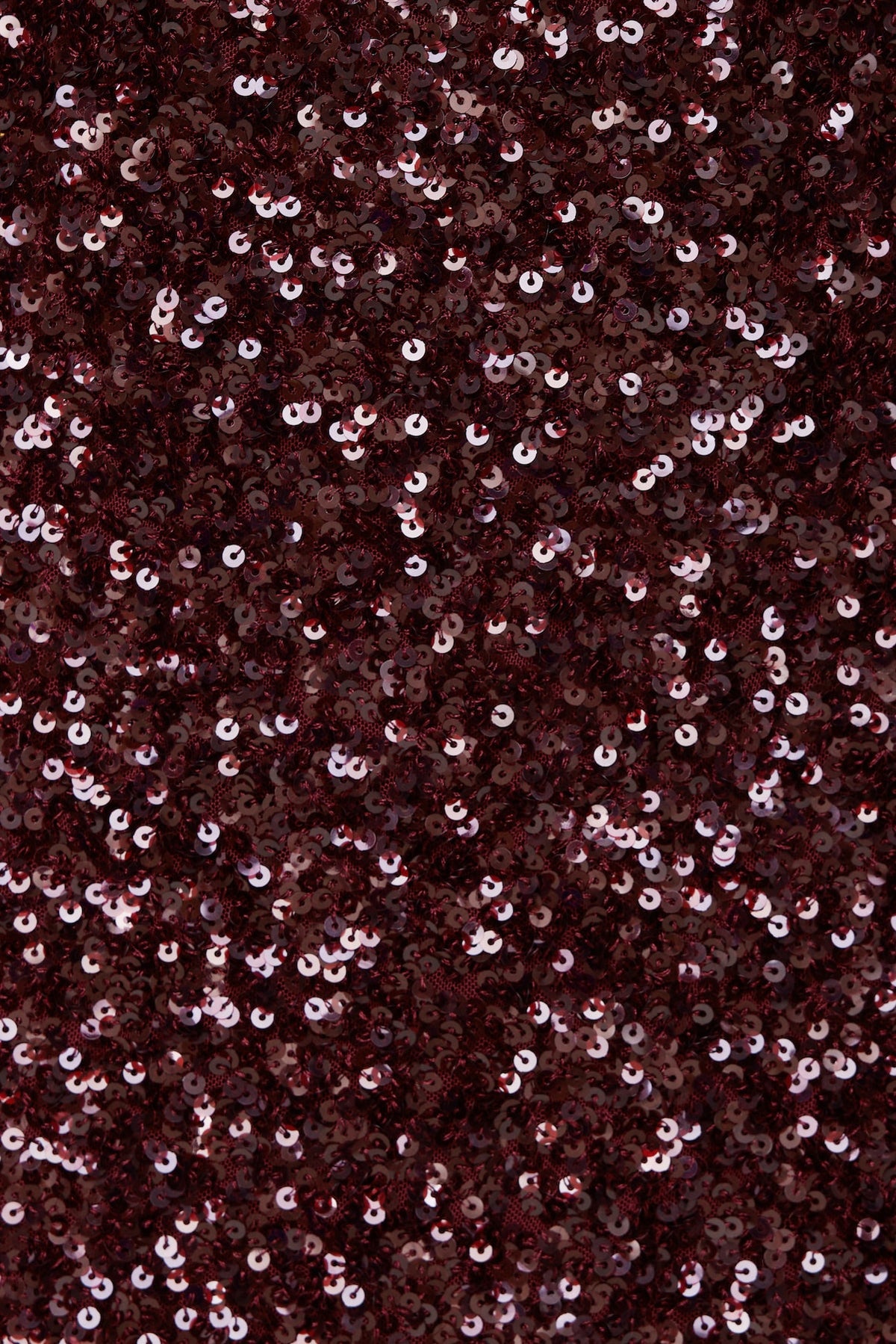 Dynamite Selina Sequin Mini Dress Burgundy