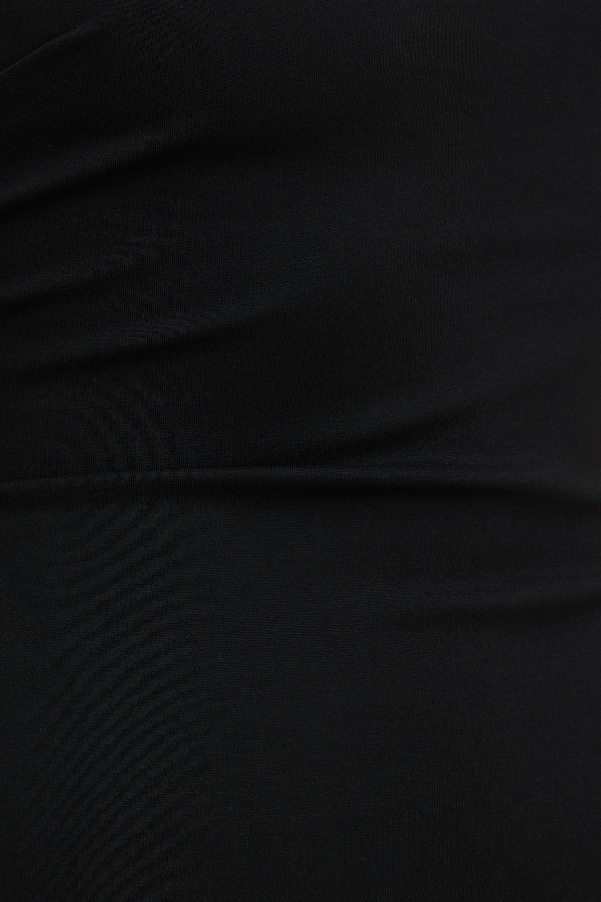 Dynamite Ponte Fringe Maxi Tube Dress Black