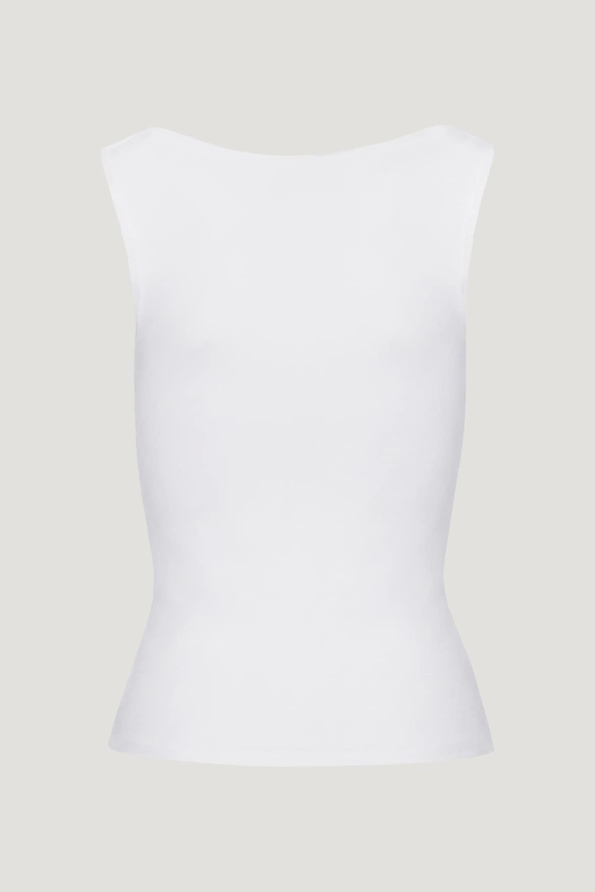 Dynamite Nola Sculpt Tank Top White