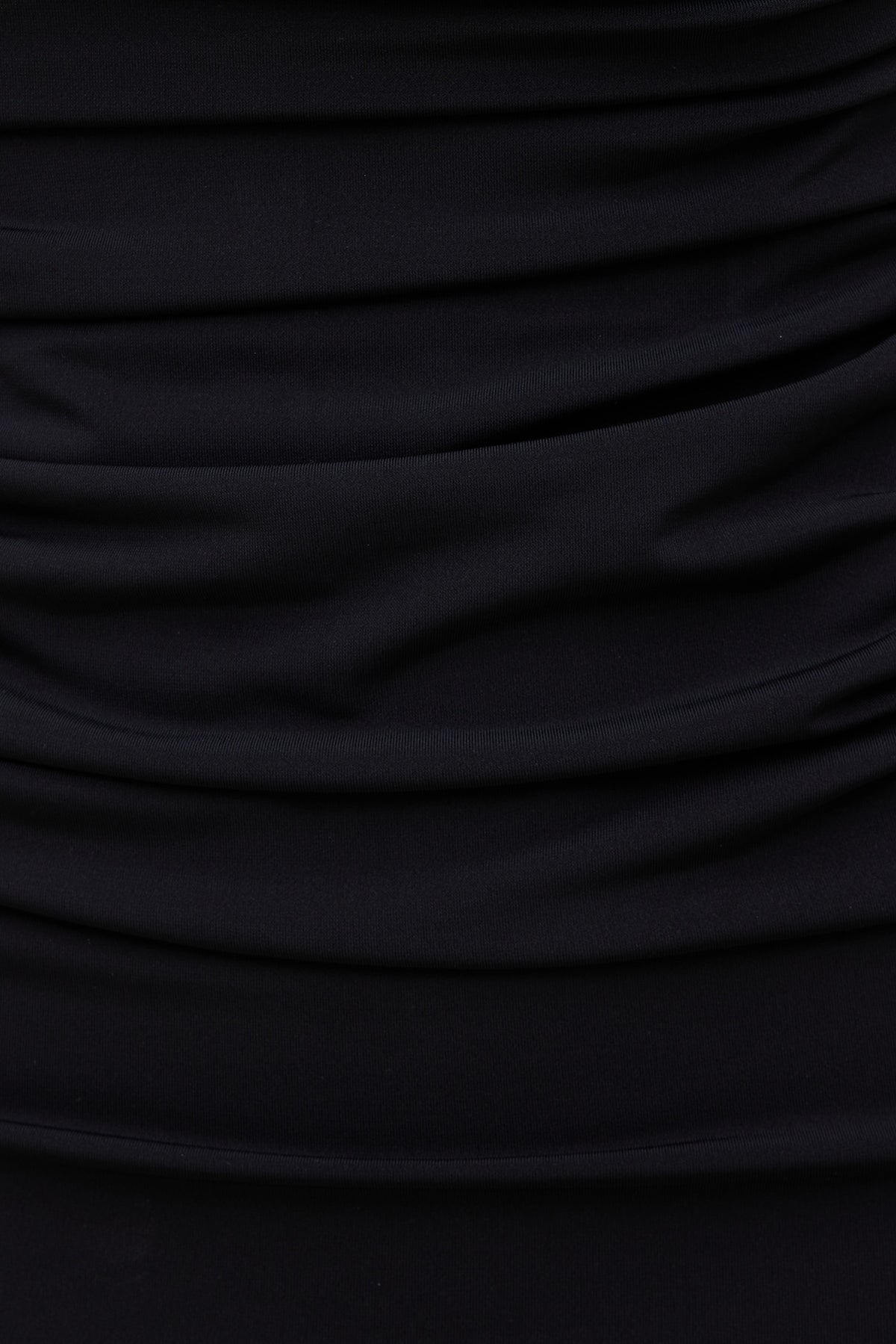 Dynamite Bria Sculpt Mock Neck Maxi Dress Black