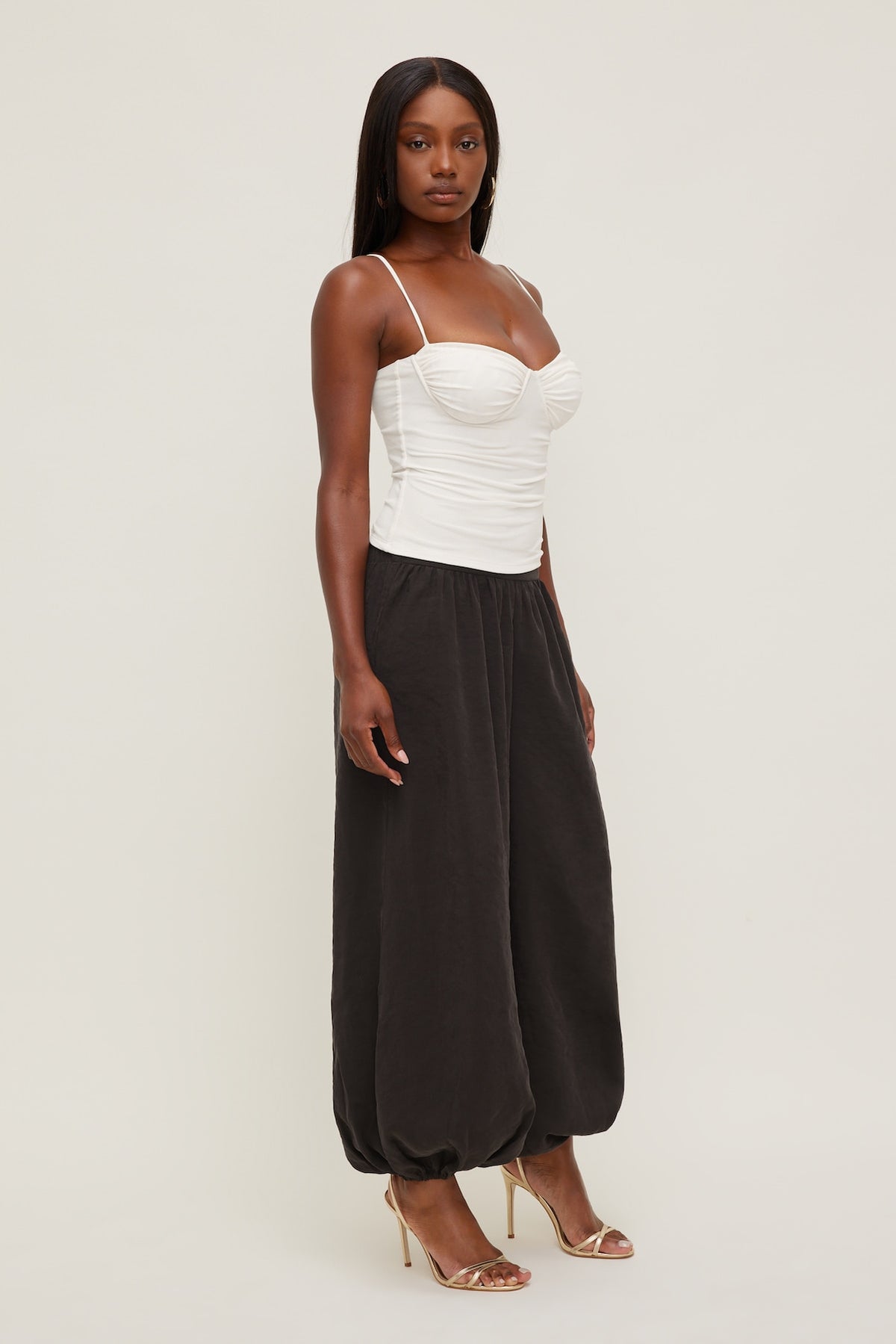 Dynamite Monet Mesh Top White
