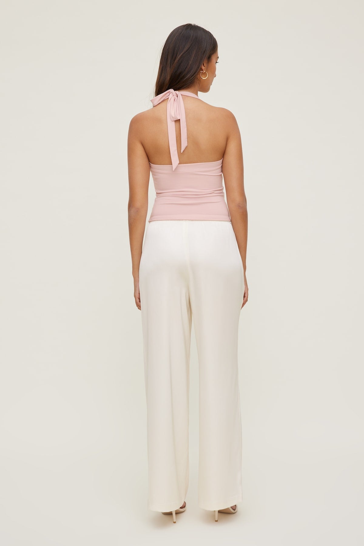 Dynamite Sculpt Halter Top Pink