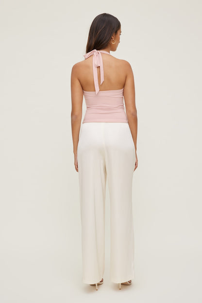 Dynamite Sculpt Halter Top Pink