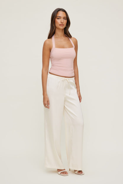 Dynamite Sculpt Halter Top Pink