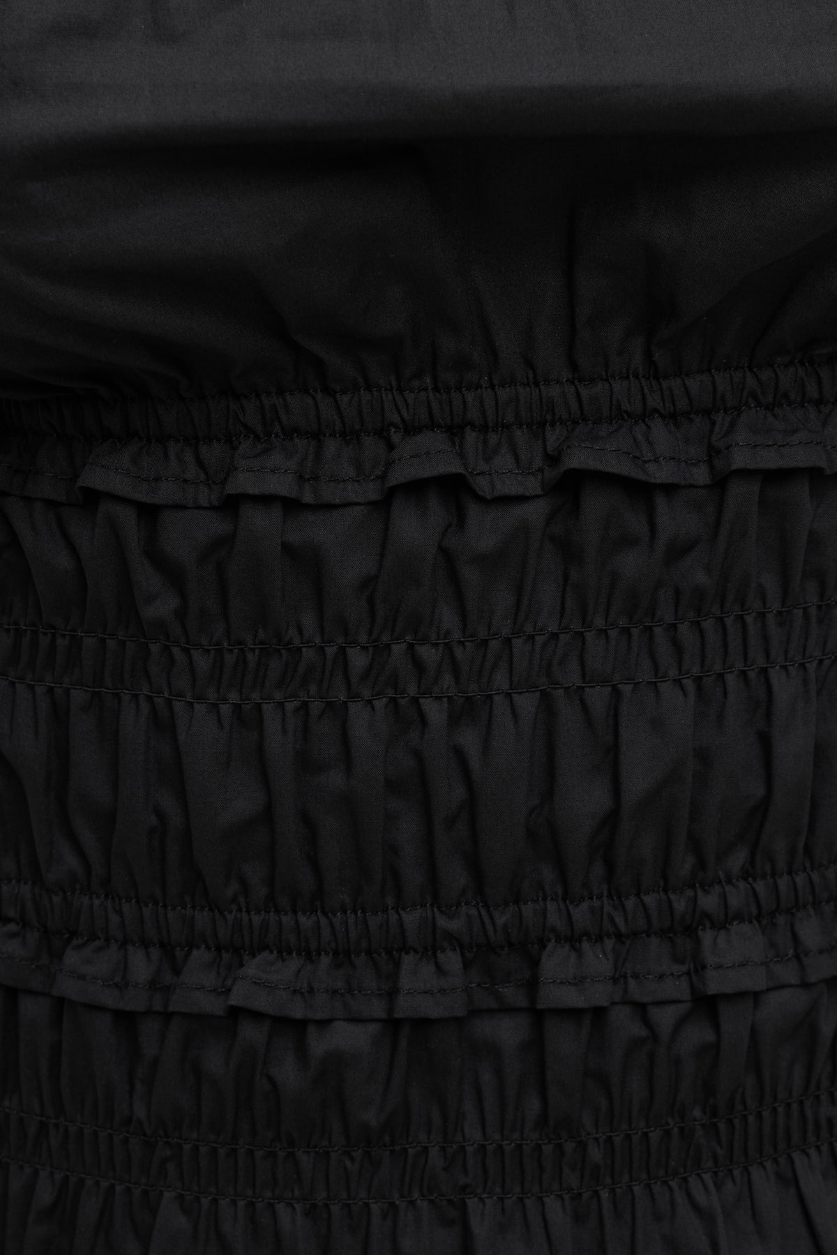 Dynamite Smocked Poplin Cami Top BLACK