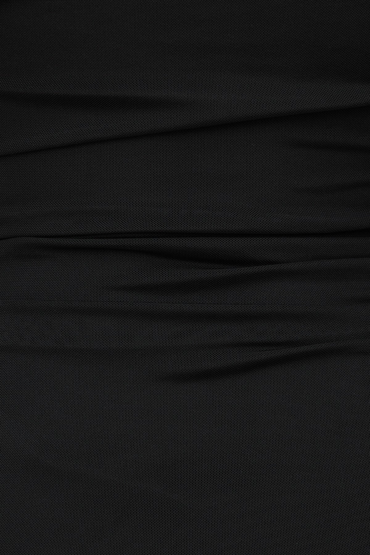 Dynamite Kristina Mesh Maxi Dress Black