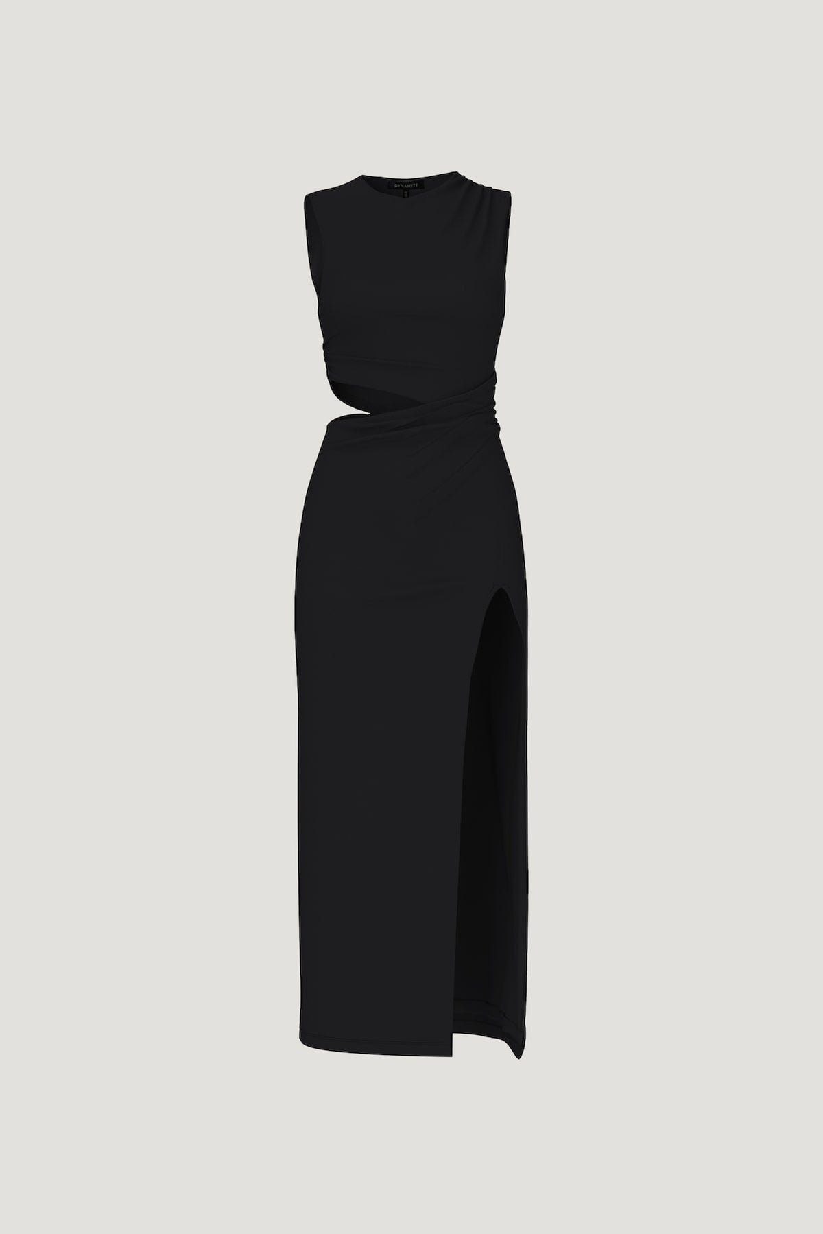 Dynamite Elia Sculpt Maxi Dress Black