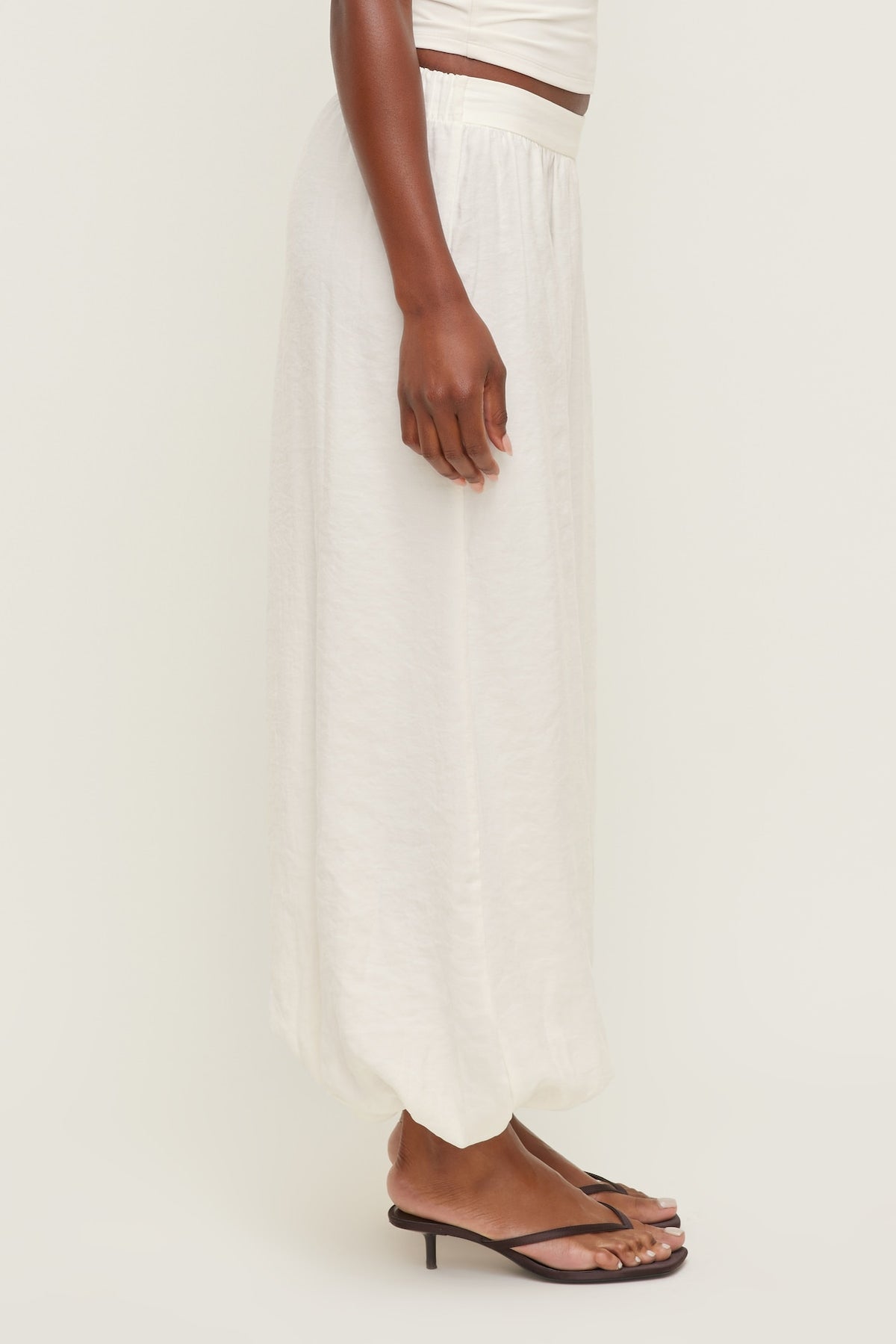 Dynamite Balloon Pants White