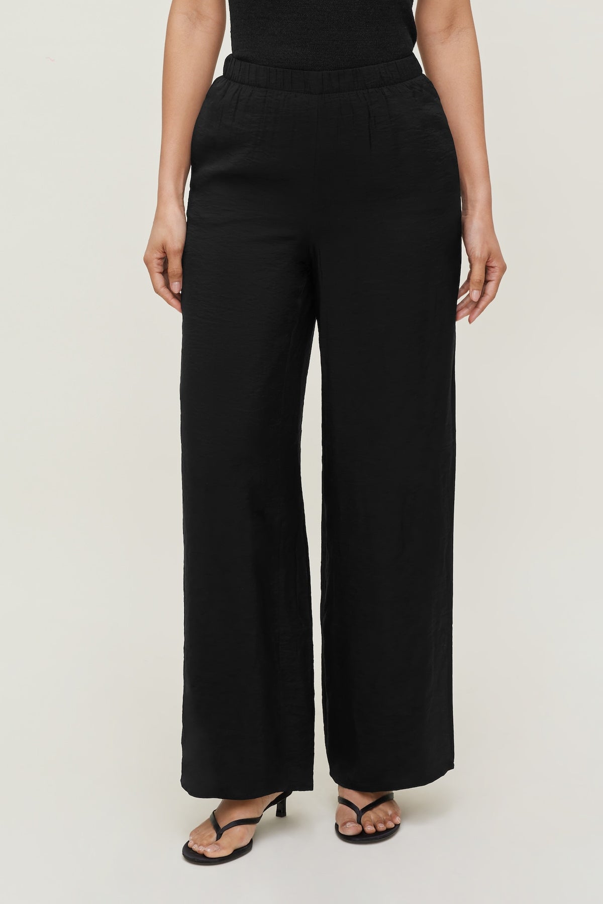 Dynamite Priya Wide Leg Pants BLACK