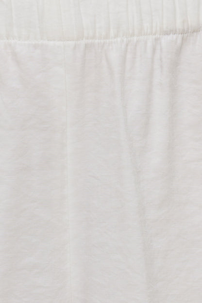 Dynamite Priya Wide Leg Pants White