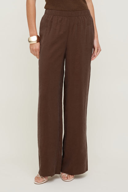 Dynamite Priya Wide Leg Pants Brown