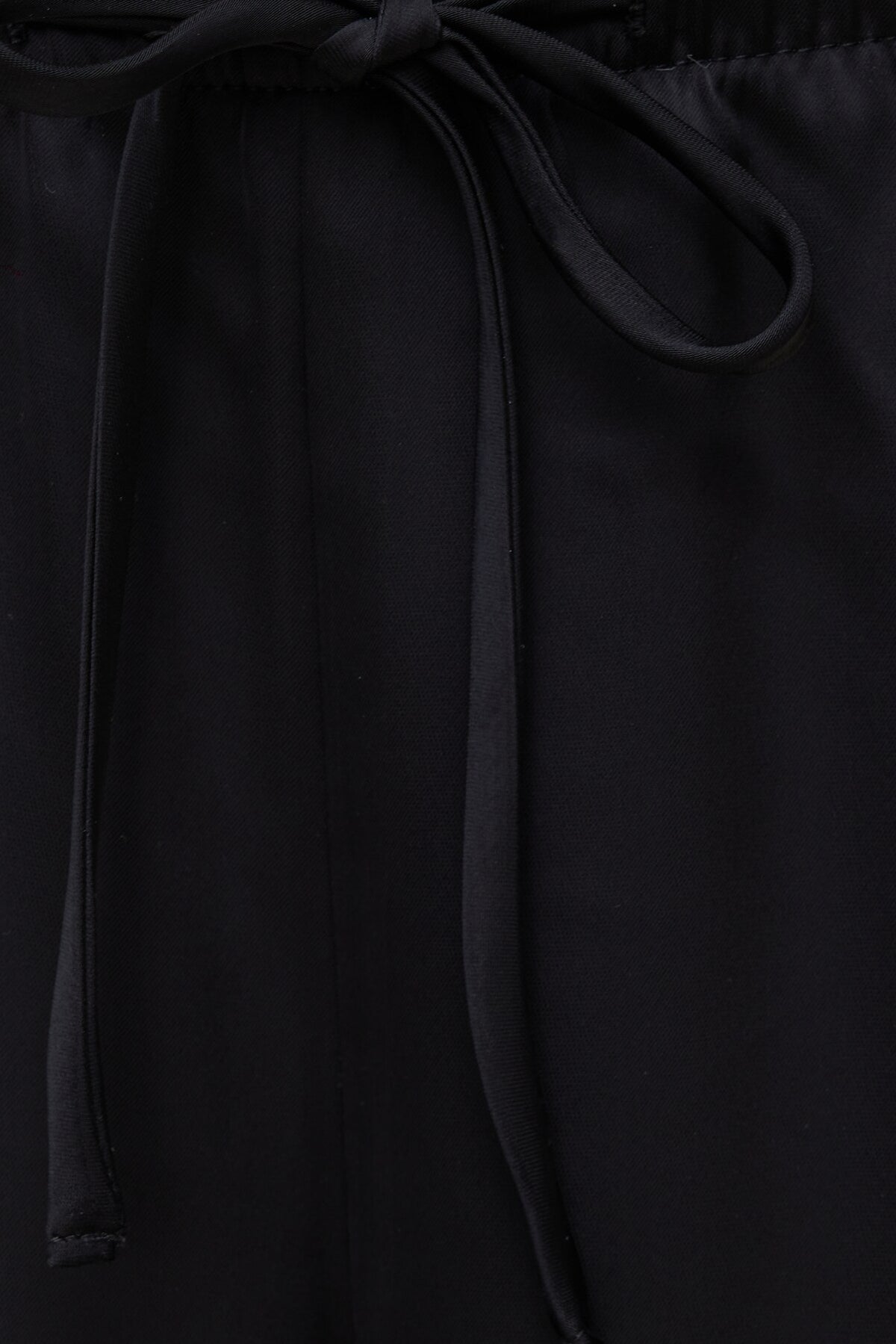 Dynamite Leo Satin Wide Leg Pants Black