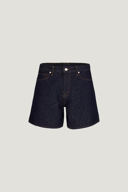 Dynamite Harper High Rise Jean Shorts Blue
