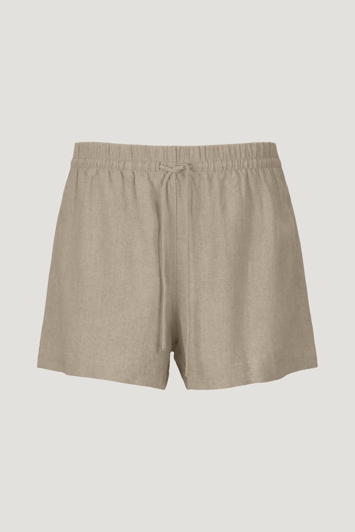 Dynamite Linen High Rise Shorts Beige