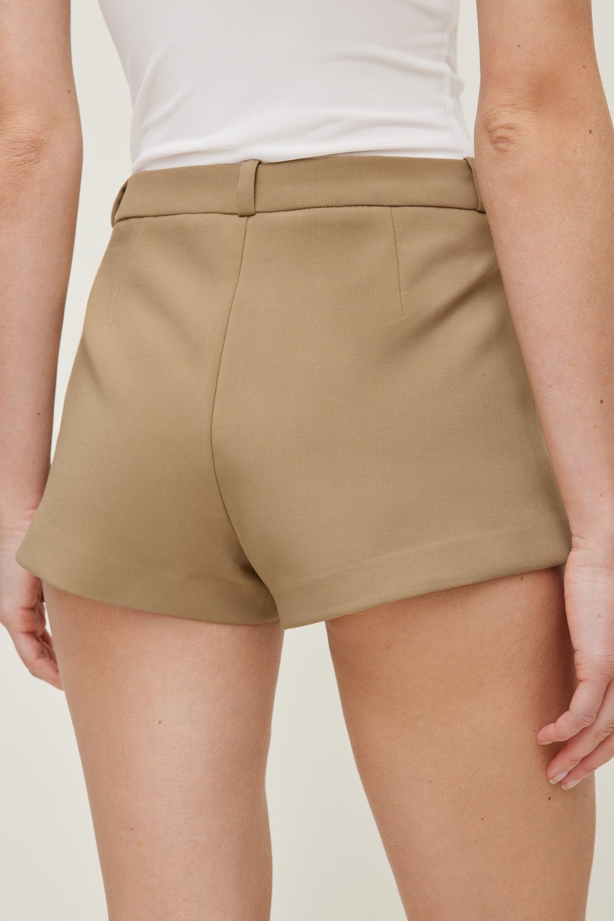 Dynamite Clean Mini Shorts Beige