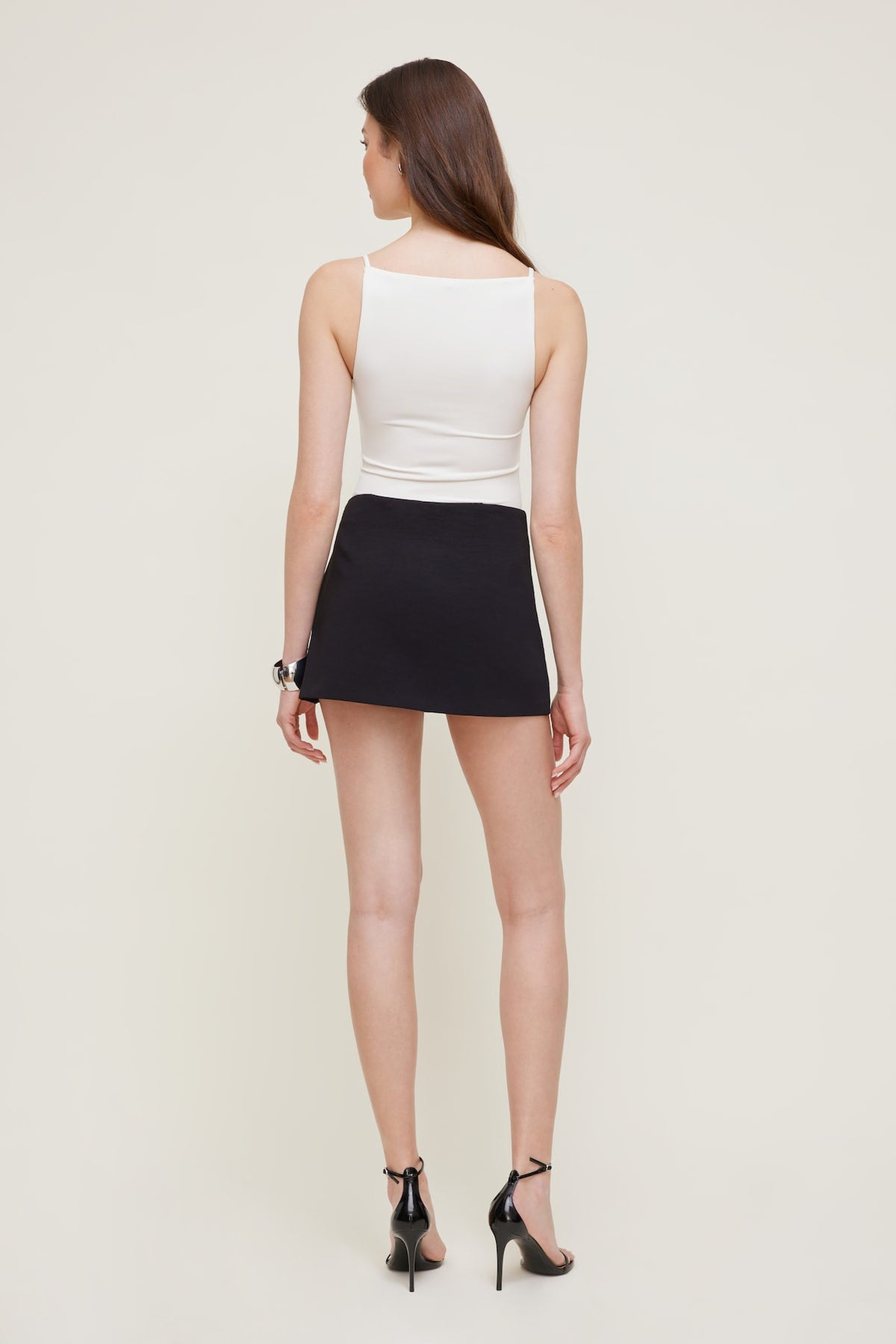 Dynamite Stacie Airflow Mini Skort Black