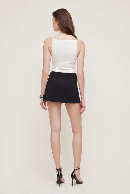 Dynamite Stacie Airflow Mini Skort Black