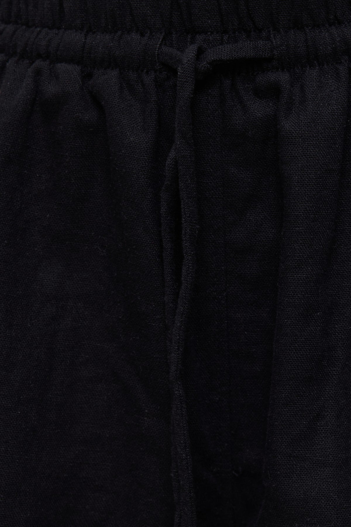 Dynamite Linen High Rise Shorts Black