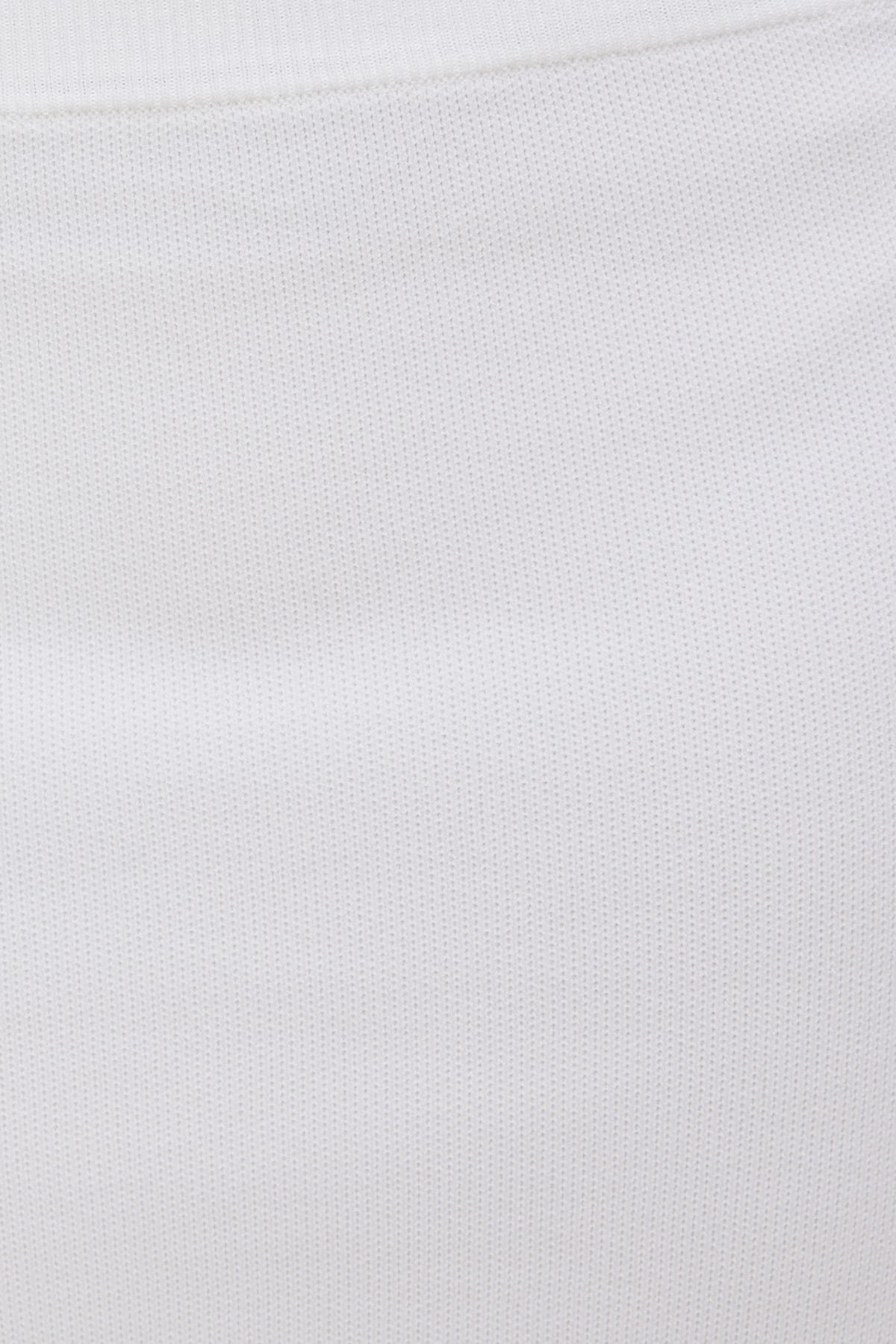 Dynamite Scallop Trim Maxi Skirt White