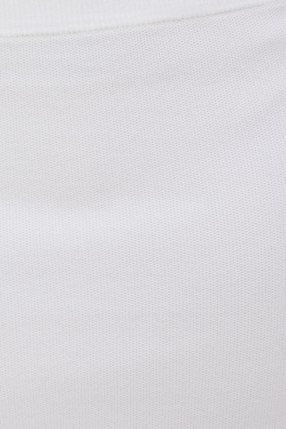 Dynamite Scallop Trim Maxi Skirt White