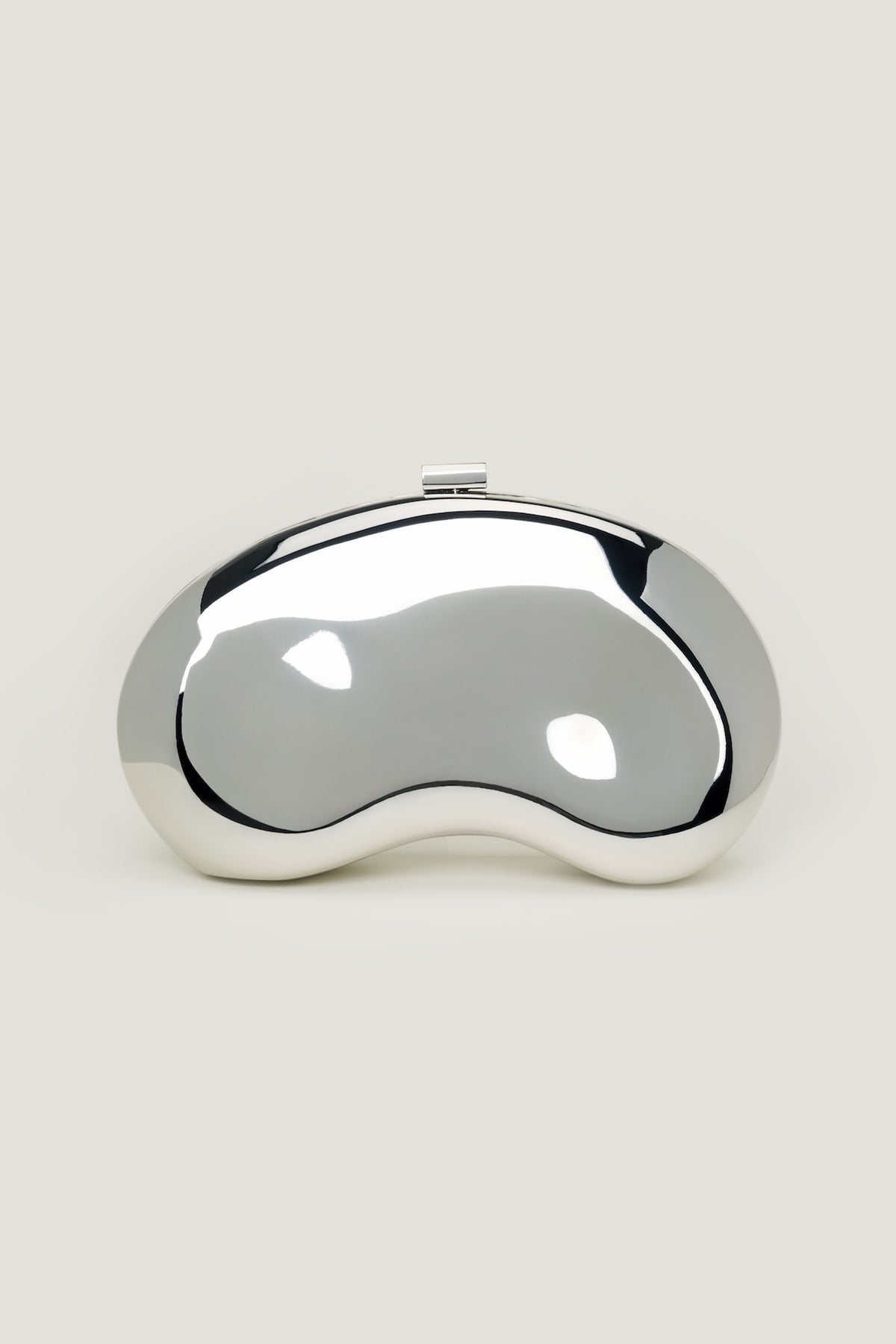 Dynamite Metal Bean Clutch Gray