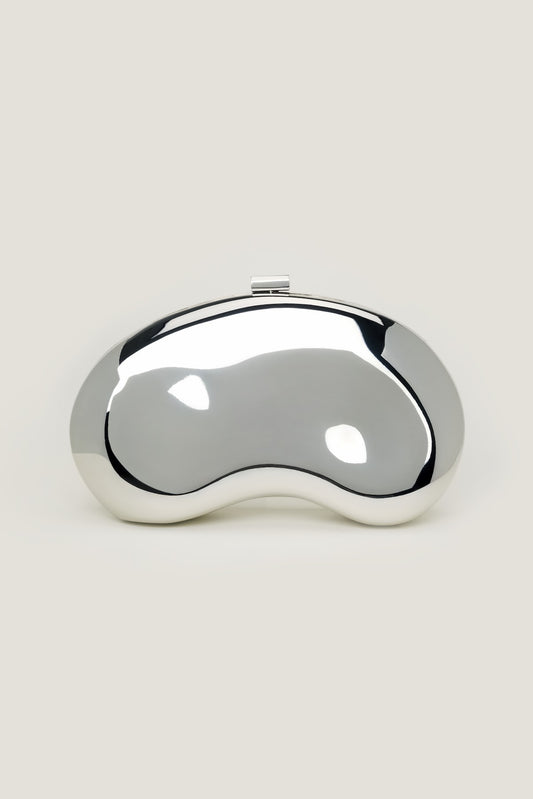 Dynamite Metal Bean Clutch Gray